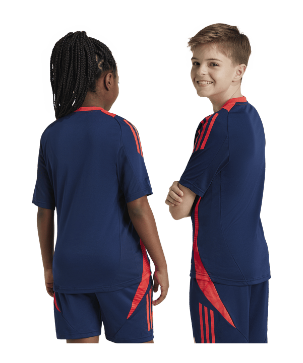adidas Manchester United Trainingsshirt Kids Blau - blau