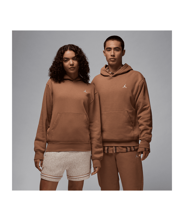 Jordan Brooklyn Fleece Hoody Braun F223 - braun