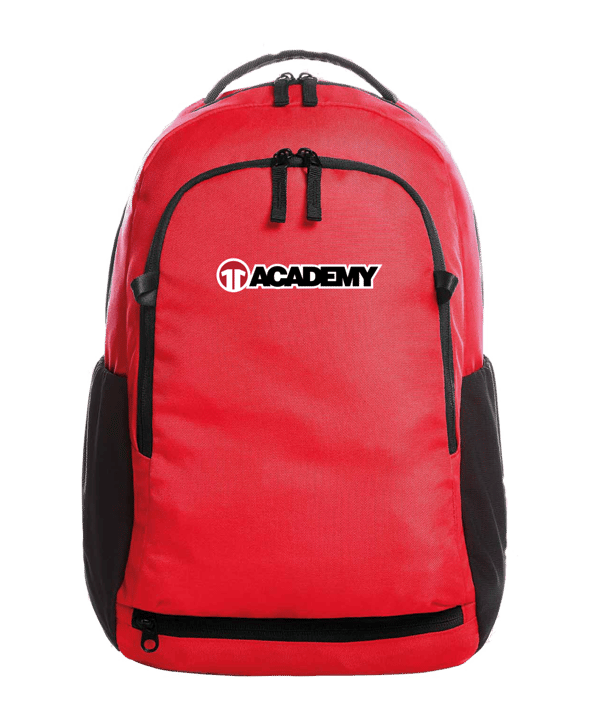 11ts Academy Backpack Lettering Rot - rot