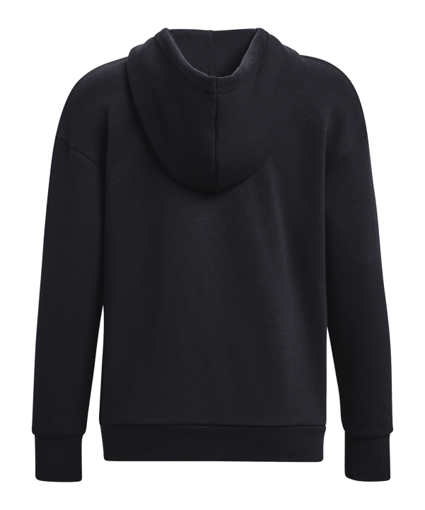 Under Armour Ess Fleece Kapuzenjacke Damen Schwarz - schwarz