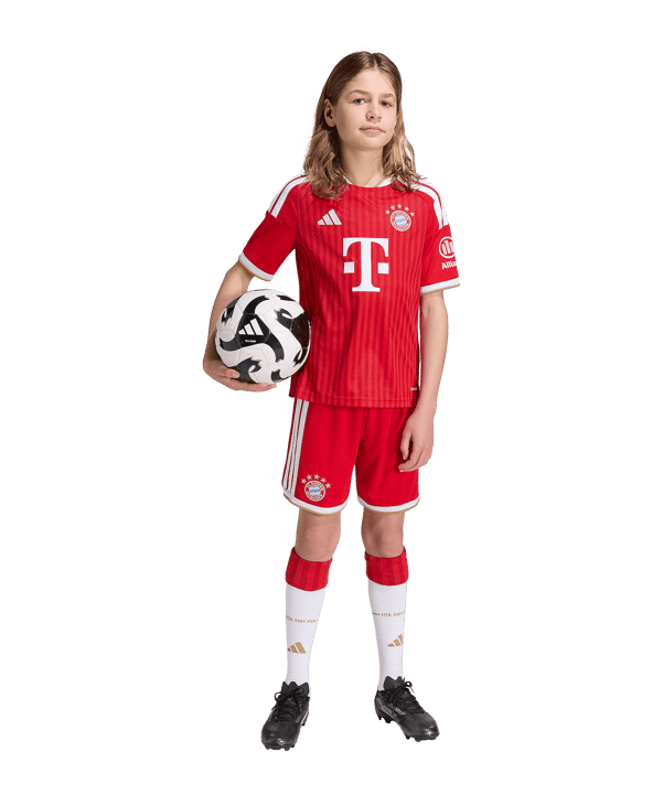 adidas FC Bayern München Short Home 2026/2027 Kids Rot - rot