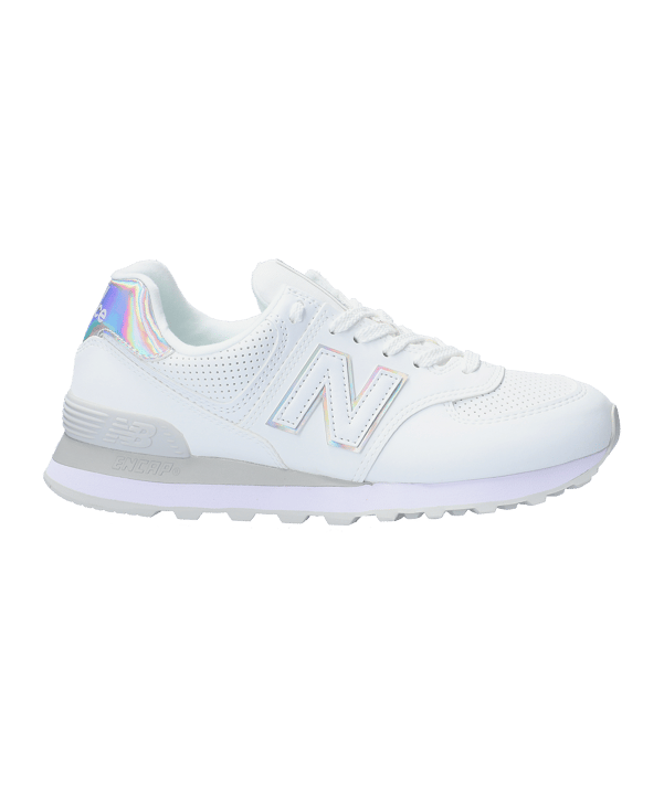 New Balance 574 Damen Weiss Grau FHU2 - weiss