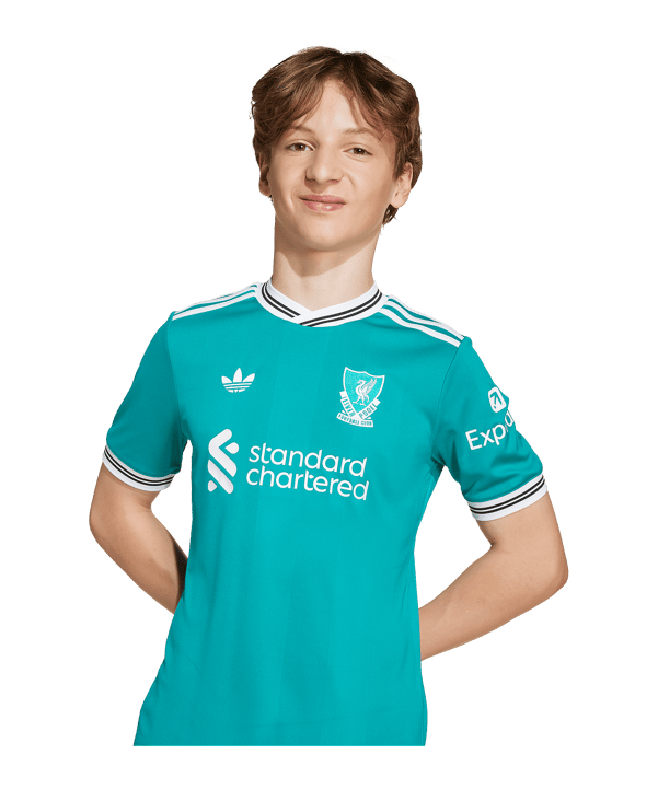 adidas FC Liverpool Trikot 3rd 2025/2026 Kids Grün - gruen