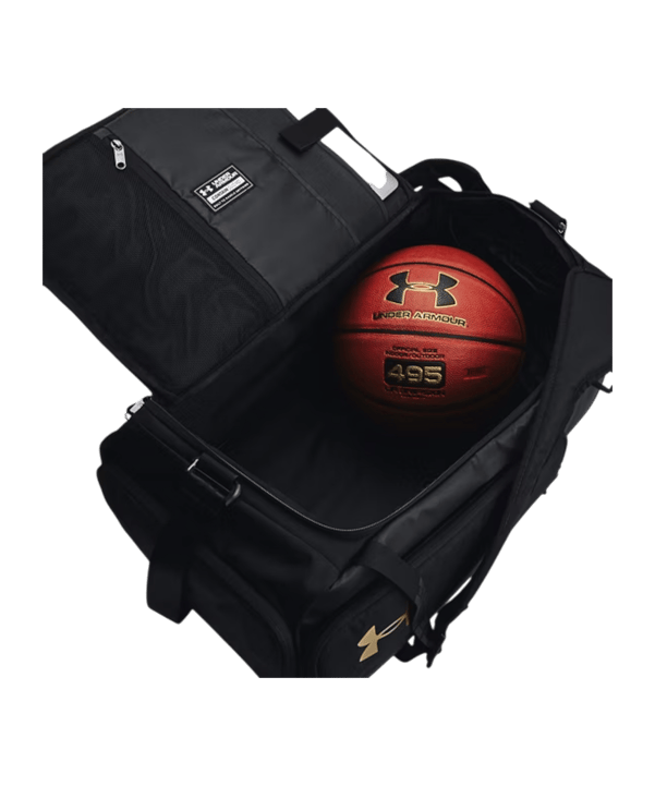 Under Armour Contain Duo Md Bp Duffle Schwarz - schwarz