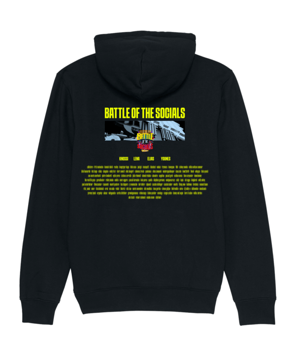 Battle of the Socials Hoodie "BOTS" Schwarz - schwarz
