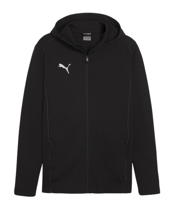 PUMA teamFINAL Casuals Kapuzenjacke Schwarz F03 - schwarz