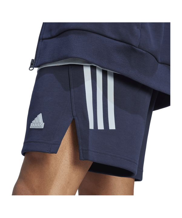 adidas Future Icons 3-Stripes Short Blau - blau