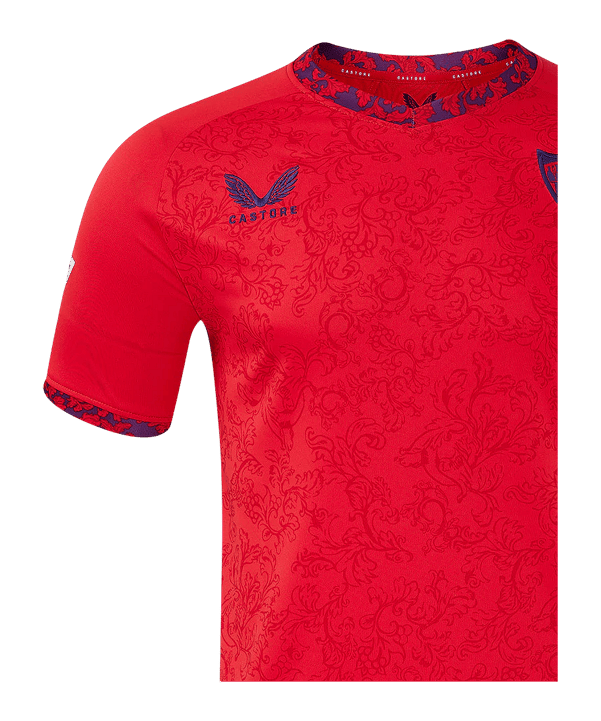 Castore FC Sevilla Trikot Away 2024/2025 Kids Rot F070 - rot