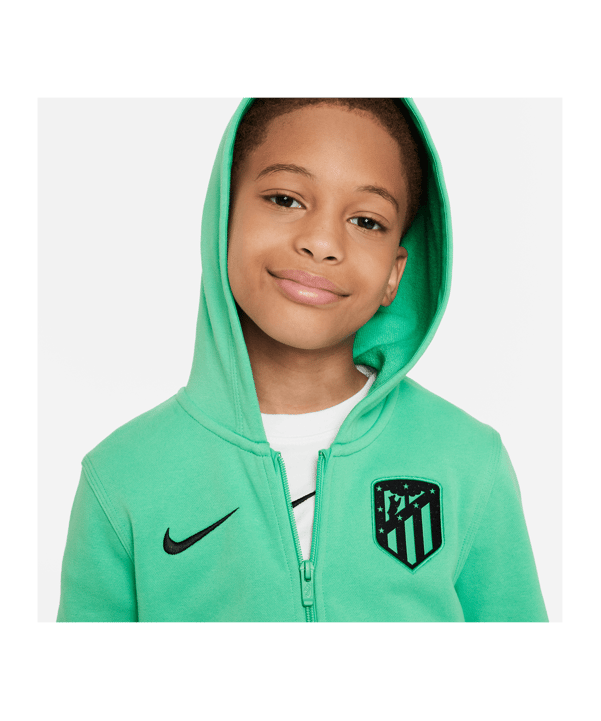 Nike Atletico Madrid Kapuzenjacke Kids Grün F363 - gruen