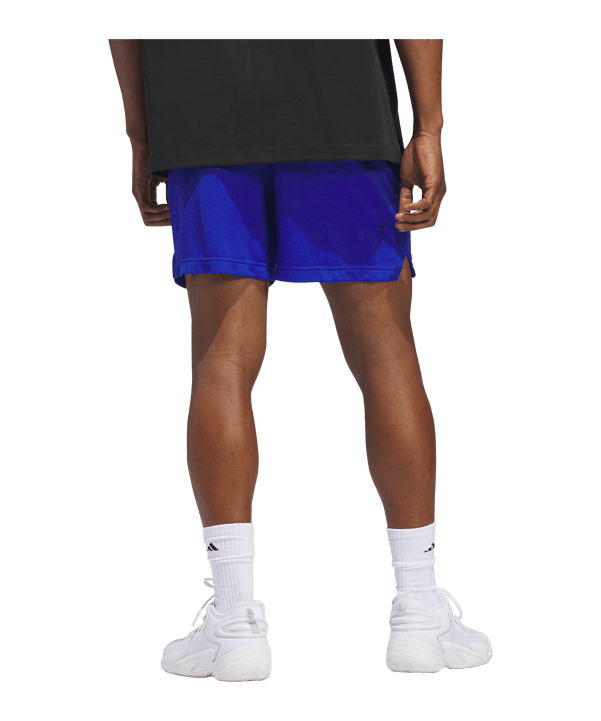 adidas Select Basketball Short 7 Zoll Short Blau - blau