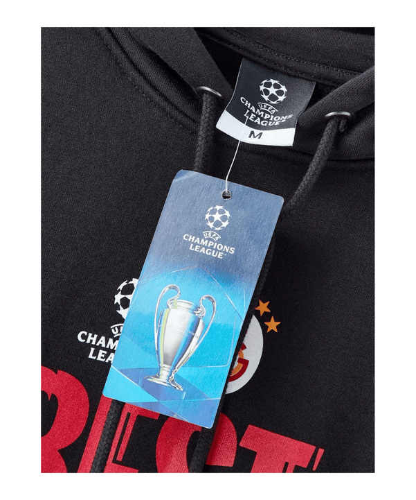 Galatasaray Istanbul UCL Sweatshirt à capuche Noir - noir
