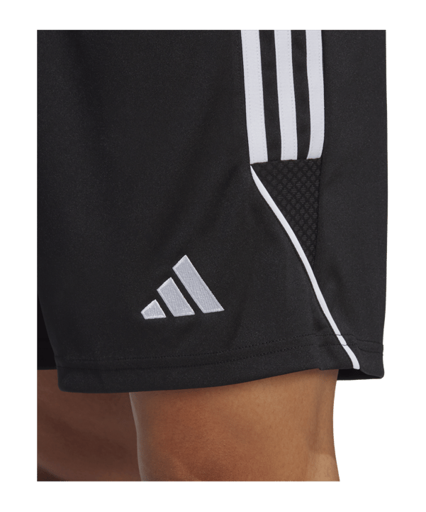 adidas Tiro 23 Short Schwarz Weiss - schwarz