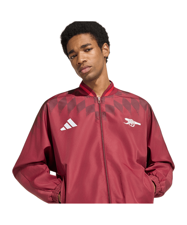 adidas FC Arsenal London Stadium Jacke Rot - rot