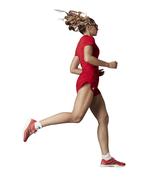 adidas Short Damen Rot - rouge