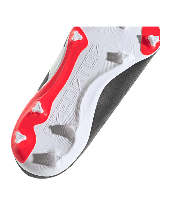 adidas Predator League FG Solar Energy Kids Schwarz Weiss Rot - schwarz