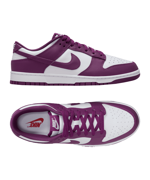 Nike Dunk Retro Low Lila F107 - weiss