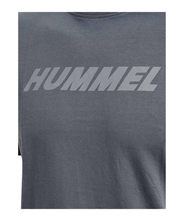 Hummel Elemental Logo Cotton T-Shirt Grau F2864 - grau