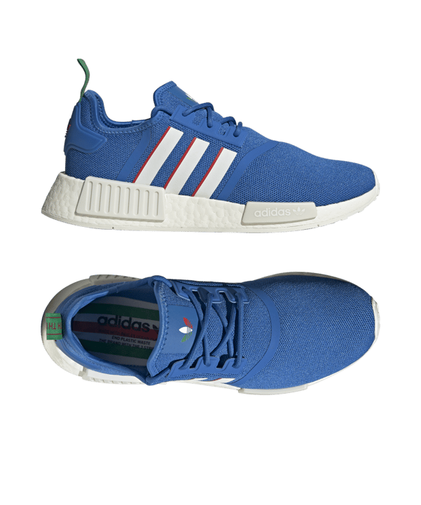 adidas Originals NMD R1 Blau Rot - rot