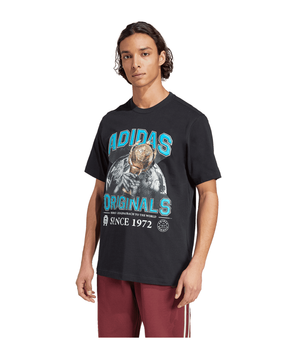 adidas Trefoil T-Shirt Schwarz - schwarz