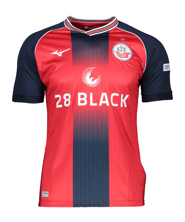 Mizuno Hansa Rostock Trikot 3rd 2024/2025 Rot F64 - rot