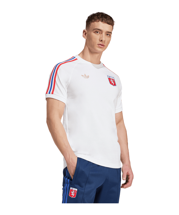 adidas Olympique Lyon 75 T-Shirt Weiß - weiss