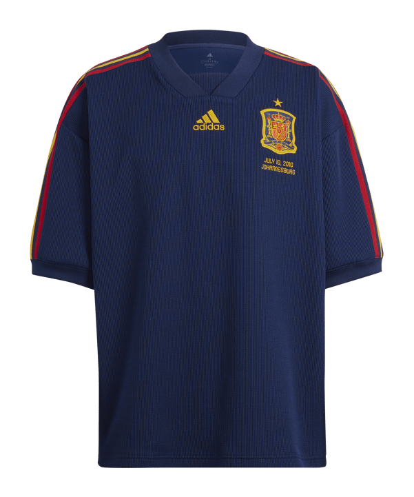 adidas Spanien Icon 34 Jersey Blau Rot - blau