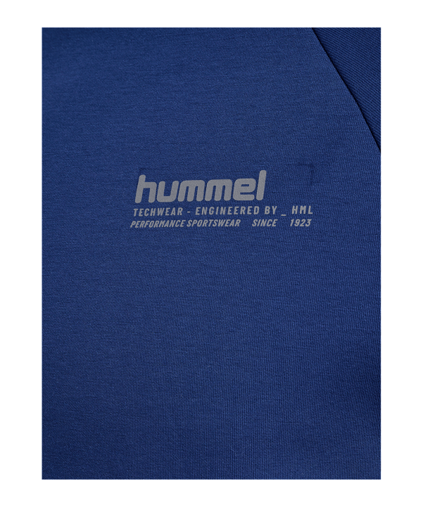 Hummel Tech Fleece Regular Sweatshirt Blau F7424 - blau