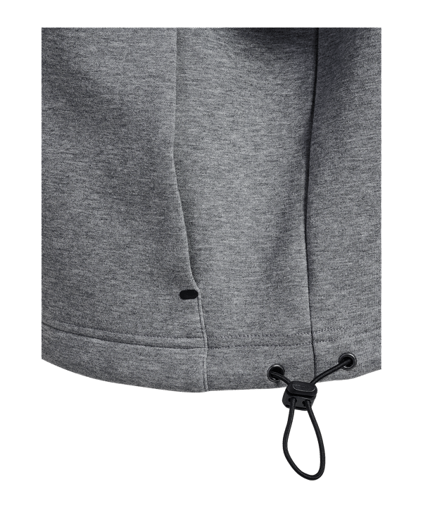 Hummel Tech Fleece Boxy Half Zip Sweatshirt Damen Grau F2006 - grau