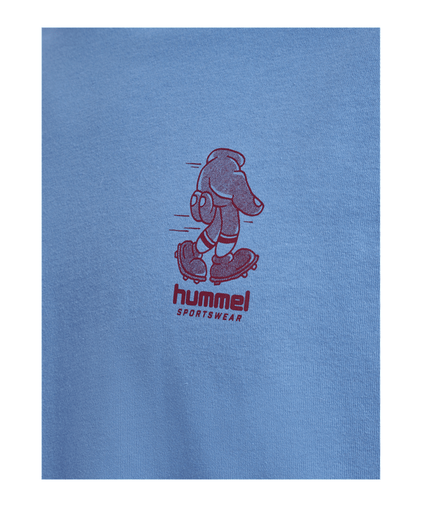 Hummel Loose Bees Stadium T-Shirt Blau F7373 - blau