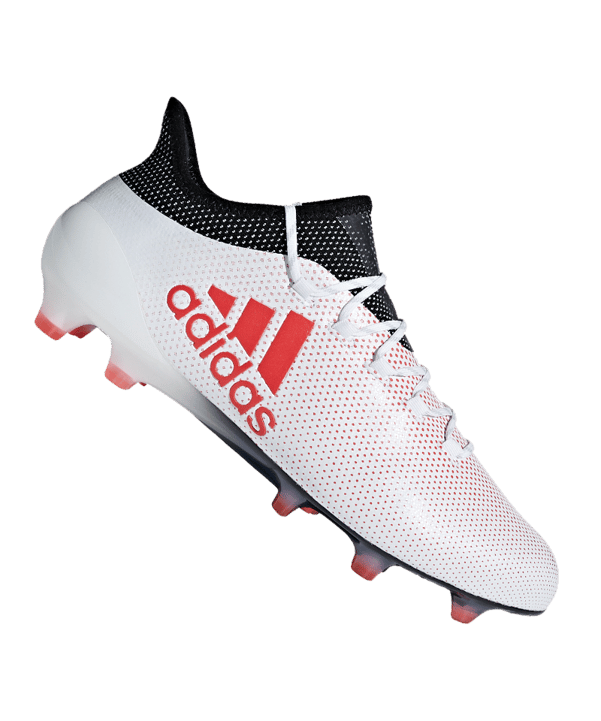 adidas X 17.1 FG Weiss Rot - weiss