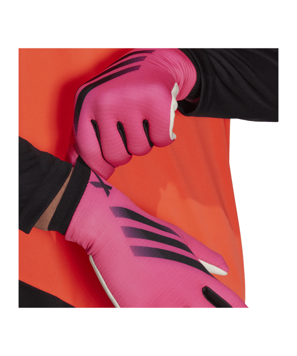 adidas X TRN Torwarthandschuh Pink Schwarz - pink