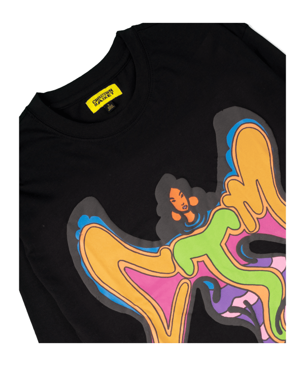 Market Goddess Longsleeve Schwarz - schwarz