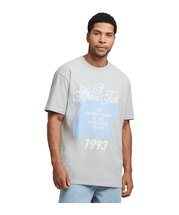 Mister Tee Bronx Tale Oversized T-Shirt Grau - grau