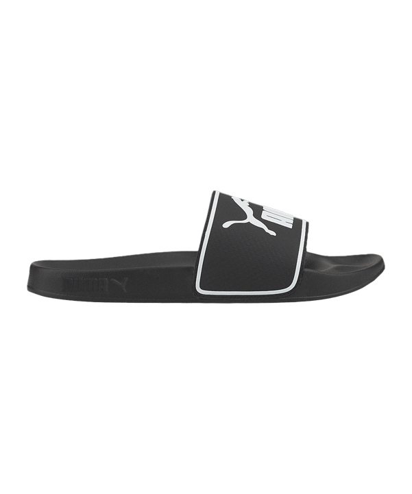 PUMA Leadcat 2.0 Badelatsche Schwarz Weiss F01 - schwarz