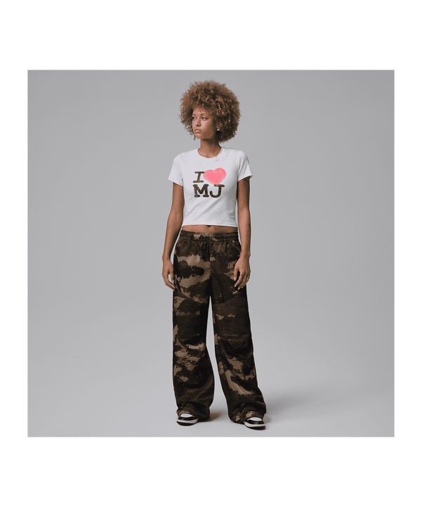 Jordan FLT SS TMID GFX MJ T-Shirt Damen Weiß F100 - weiss