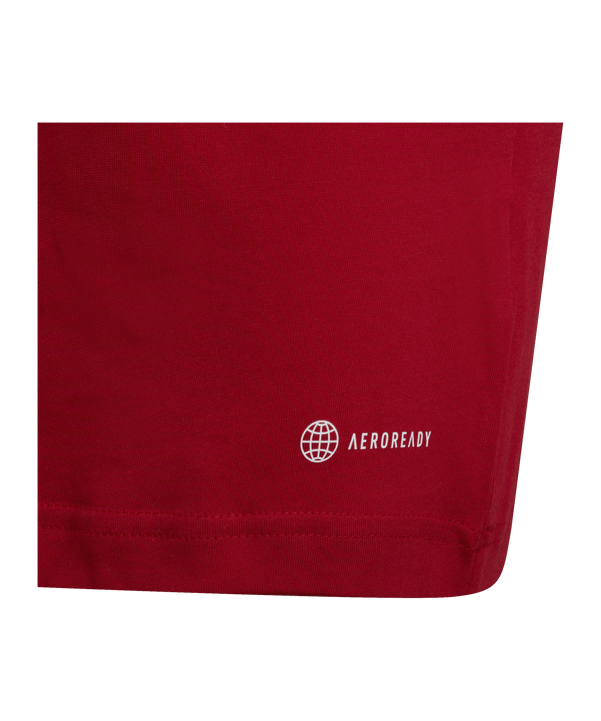 adidas Entrada 22 T-Shirt Kids Rot - rot