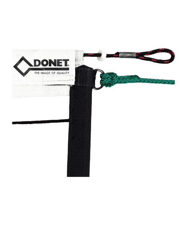 Dost Volleyball-Turniernetz DVV-1, 4 mm Tornetz Schwarz - schwarz