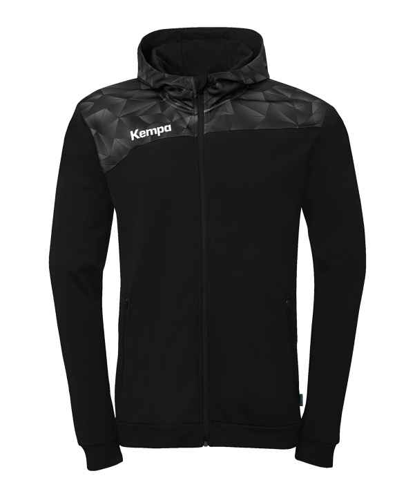 Kempa Athletics 29 Kapuzenjacke Kids Schwarz F01 - schwarz