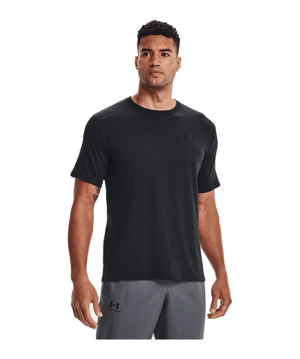 Under Armour Sportstyle Left Chest T-Shirt F001 - schwarz