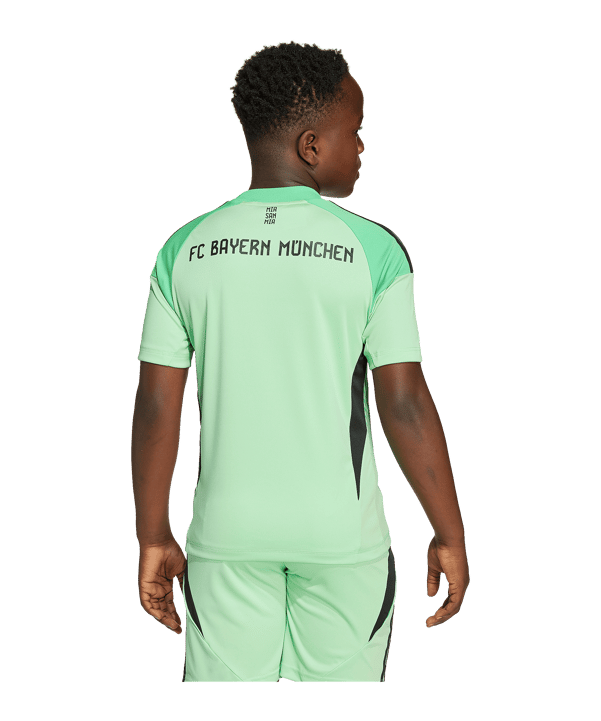 adidas FC Bayern München Torwarttrikot 2025/2026 Kids Grün - gruen