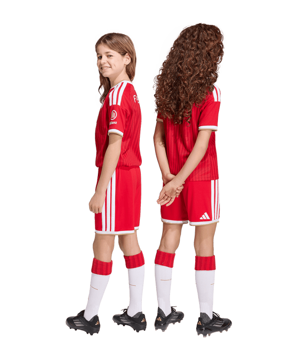 adidas FC Bayern München Short Home 2026/2027 Kids Rot - rot