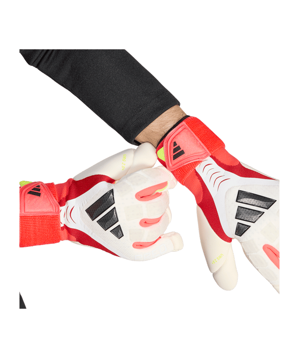 adidas Predator Pro Hybrid Strap Torwarthandschuhe Weiß - weiss