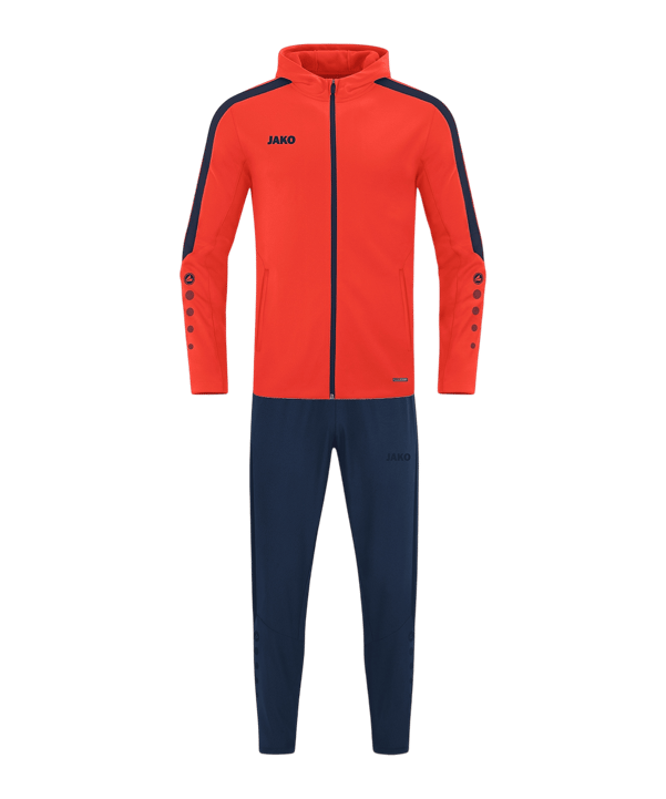 JAKO Power Präsentationsanzug Kids Rot F375 - rot