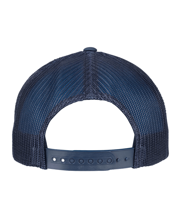 Merch 5 Panel Retro Trucker Cap Navy - blau