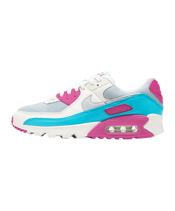 Nike Air Max 90 Sneaker Damen Grau Weiss F001 - grau