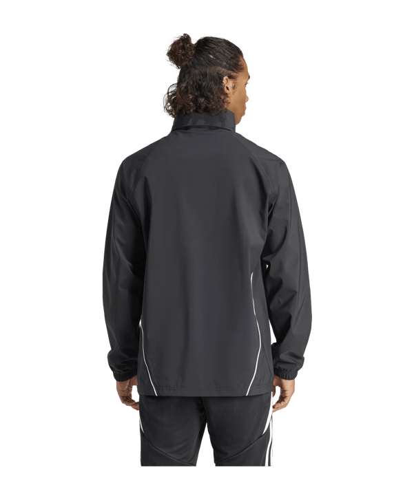 adidas Tiro 24 Regenjacke Schwarz Weiss - schwarz
