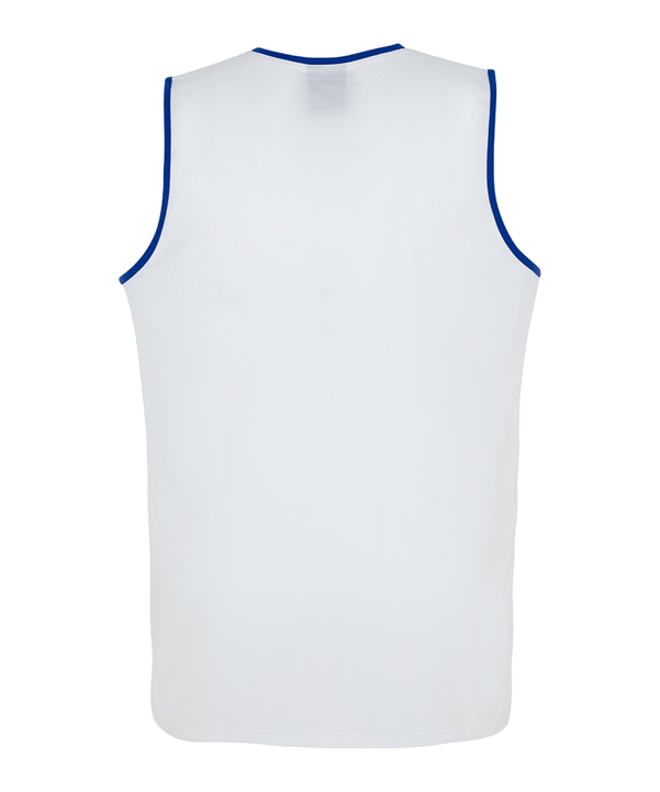 Spalding Move Tank Top Weiss Blau F04 - weiss