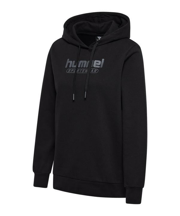 Hummel Booster Hoody Damen Schwarz F2001 - schwarz