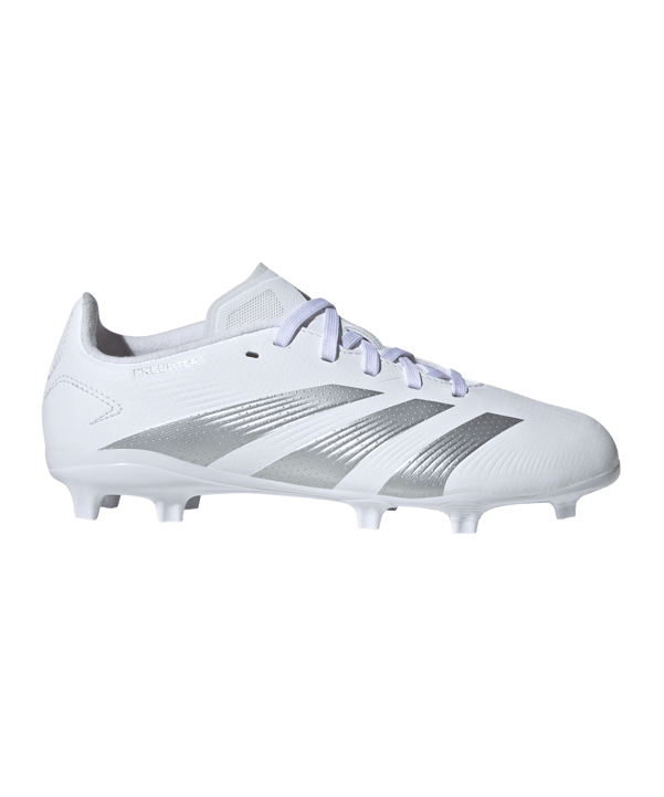 adidas Predator League FG Pearlized Kids Weiss Silber Weiss - weiss