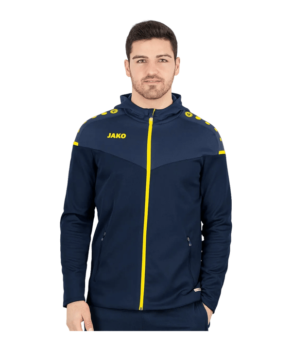 JAKO Champ 2.0 Veste à capuche Bleu C093 - bleu